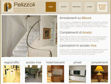 Tablet Screenshot of fratellipelizzoli.it